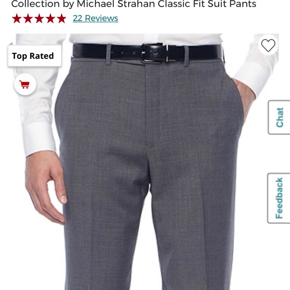 Collection by Michael Strahan classic fit pants